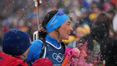 Доротея Вірер після останньої гонки в кар'єрі, масстарту на Олімпіаді-2026