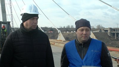 Як у Запоріжжі просувається будівництво вантового мосту Як у Запоріжжі просувається будівництво вантового мосту