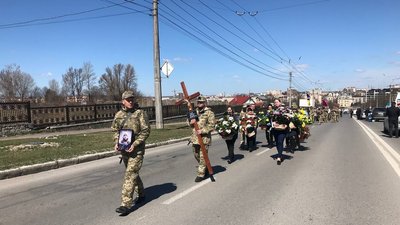 Попрощання з військовим Володимиром Бродою Попрощання з військовим Володимиром Бродою