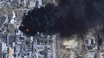 Maxar опублікувала нові супутникові знімки Ірпеня, Маріуполя та Чернігова