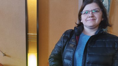 Переселенка з Чорнобаївки Юлія, 11 лютого 2024 року. Переселенка з Чорнобаївки Юлія, 11 лютого 2024 року.