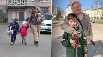 Херсон, переселенці, діти, ВПО