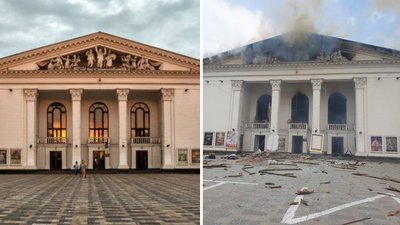 Треті роковини авіаудару по драмтеатру в Маріуполі: у Львові вшанували пам'ять загиблих