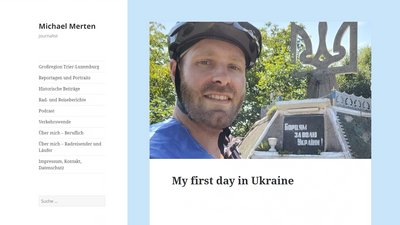 Журналіст Мішель Мертен має блог про поїздку в Україну Журналіст Мішель Мертен має блог про поїздку в Україну