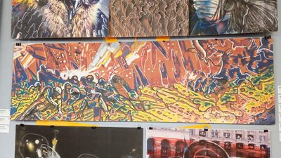 Виставка "Окрилені" подружжя Мазурів триватиме до весни 2023 року. Виставка "Окрилені" подружжя Мазурів триватиме до весни 2023 року.