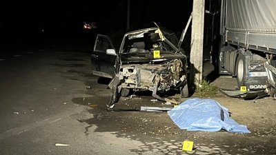 аварія в Княгининку, ДТП, поліція, розбите авто