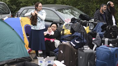 Хасиди на кордоні України й Білорусі Хасиди на кордоні України й Білорусі