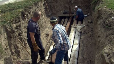 Витік на тепломережі у Луцьку