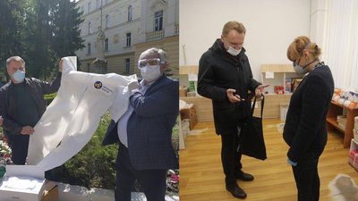 "Допомога - це теж піар". Як політики Львова допомагають під час пандемії