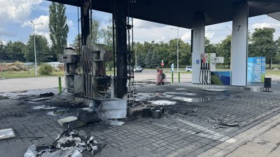 азс, заправка