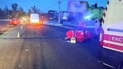 У Рівному маршрутка на смерть збила жінку, яка перебігала дорогу