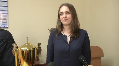 У Запоріжжі волейбольний клуб "Орбіта" привітали із бронзовими медалями Суперліги У Запоріжжі волейбольний клуб "Орбіта" привітали із бронзовими медалями Суперліги