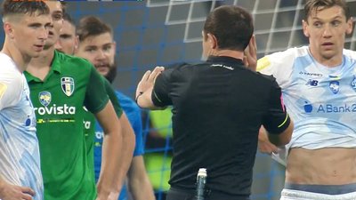 Епізод, за який "Динамо" отримало пенальті на 90+5 хв матчу проти "Олександрії": відео