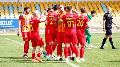 "Інгулець" святкує перемогу над "Агробізнесом"