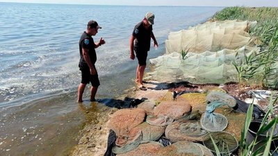 На Херсонщині правоохоронці попередили браконьєрський вилов на 3 мільйони гривень