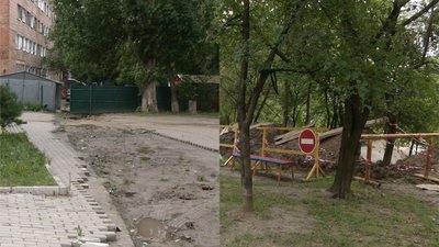 Розриті двори, ями та бруд: рівняни нарікають на наслідки заміни тепломереж