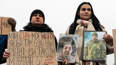 "Поверніть героїв з полону": в Одесі відбулась акція рідних українських захисників, яких утримує РФ