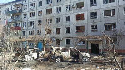Наслідки ранокового обстрілу Слов'янська 10 березня 2026 року
