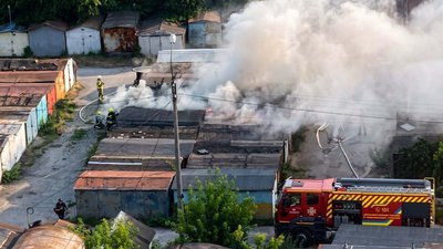 пожежа, сміття, вогонь, гаражі, дснс, рятувальники