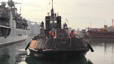 Захоплений біля Керченської протоки буксир "Яни Капу" прибув до Одеси після ремонту Захоплений біля Керченської протоки буксир "Яни Капу" прибув до Одеси після ремонту