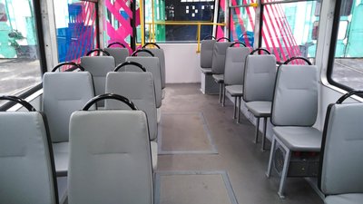 Адаптери для підзарядки та відеоспостереження: у Миколаєві на маршрут вийшов модернізований трамвай Адаптери для підзарядки та відеоспостереження: у Миколаєві на маршрут вийшов модернізований трамвай