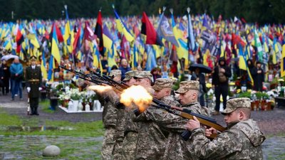 Вшанування пам'яті загиблих військових у Львові