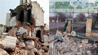 "Діти плакали, у всіх паніка". Російські військові зруйнували Святогірську лавру