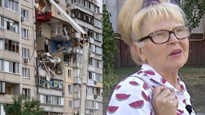 "Радійте, що живі залишилися". Мешканка зруйнованого будинку в Києві два місяці чекає на нове житло