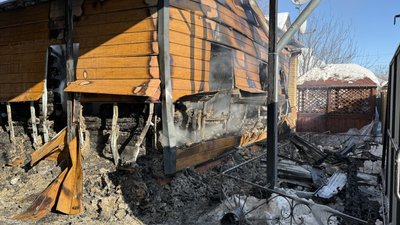 Пожежа через обстріл РФ, Кролевець, 8 лютого 2026 року