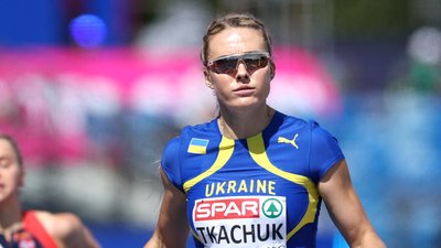 Вікторія Ткачук на чемпіонаті Європи-2026 з бігу 400 м з/б