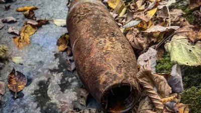 Снаряд часів Другої світової війни знайшли на узбіччі дороги на Закарпатті