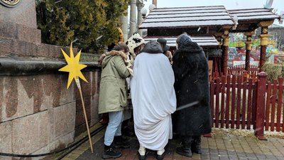 У Тернополі відбувся Різдвяний квест "Операція "Вертеп" У Тернополі відбувся Різдвяний квест "Операція "Вертеп"