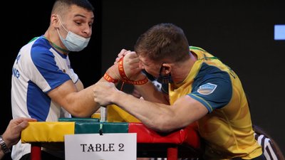 Спортсмени Житомирщини на чемпіонаті Європи з армспорту здобули понад два десятки медалей Спортсмени Житомирщини на чемпіонаті Європи з армспорту здобули понад два десятки медалей
