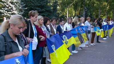 Ланцюг Єдності у Кропивницькому, рідні бійців