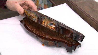 Виставка інкрустованих прикрас відкрилася у Сумах Виставка інкрустованих прикрас відкрилася у Сумах