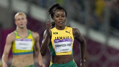 Елейн Томпсон-Гера, триразова олімпійська чемпіонка Токіо-2020.