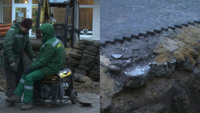 На місці знайденої у Луцьку стародавньої "трилінки" припинили земельні роботи