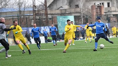 У другому таймі в складі Агробізнесу на поле вийшли всі основні футболісти. Фото: пресслужба "Агробізнес" У другому таймі в складі Агробізнесу на поле вийшли всі основні футболісти. Фото: пресслужба "Агробізнес"