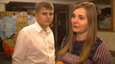 Анна Мирончук з сином Анна Мирончук з сином