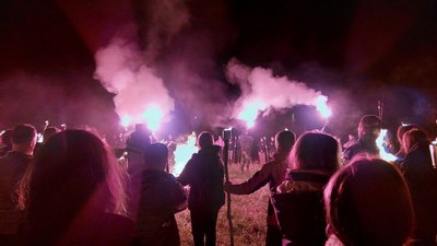 Смолоскипна хода у Холодному Яру Смолоскипна хода у Холодному Яру