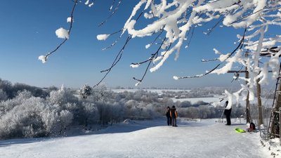 Зимові краєвиди на Хмельниччині