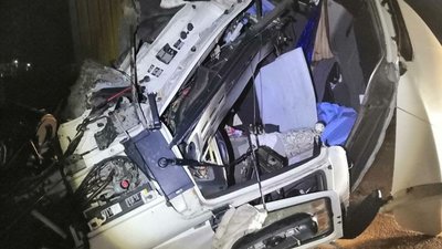 На трасі Київ-Одеса зіткнулися дві вантажівки. Травмованих немає На трасі Київ-Одеса зіткнулися дві вантажівки. Травмованих немає