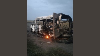 вишнівка, гусинка, пошкодженй автобус