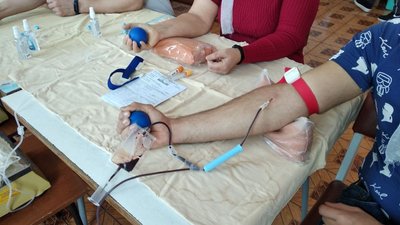 На Херсонщині відбулась благодійна акція зі збору донорської крові для онкохворих дітей На Херсонщині відбулась благодійна акція зі збору донорської крові для онкохворих дітей