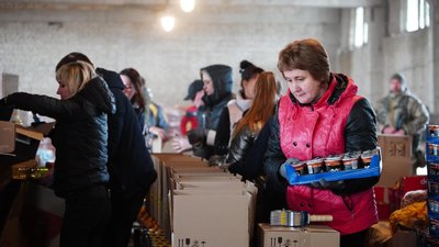 У Вінниці формують мільйон продуктових наборів для киян