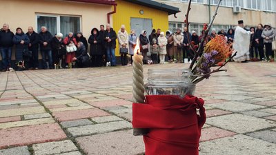 В Ужгороді в храмі ПЦУ відбулося Велике освячення води В Ужгороді в храмі ПЦУ відбулося Велике освячення води
