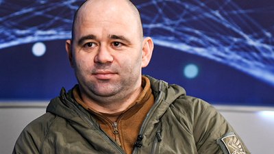 Командир 95-ї окремої десантно-штурмової Поліської бригади Руслан Маришев