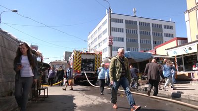 Пожежа на центральному ринку Рівного: подробиці інциденту Пожежа на центральному ринку Рівного: подробиці інциденту