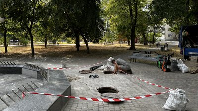 У Полтаві планують запустити фонтан на Соборному майдані У Полтаві планують запустити фонтан на Соборному майдані