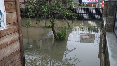 Підтоплені будинки та дороги. На Прикарпатті продовжує вирувати стихія